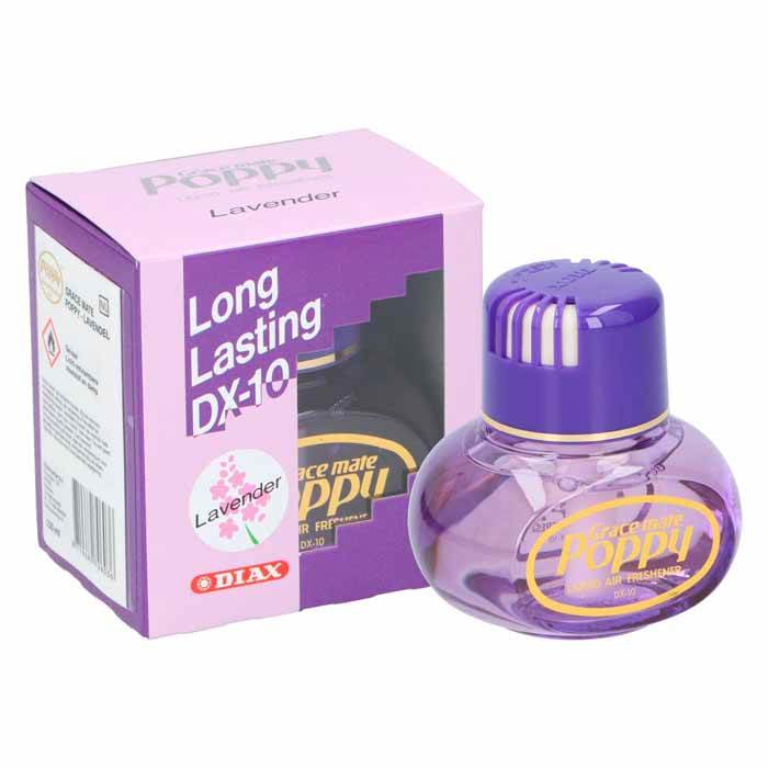Se Poppy luftfrisker "Lavendel", 150 ml. hos Dækbutikken - Dæk og Fælge